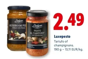 Aanbieding: Luxepesto