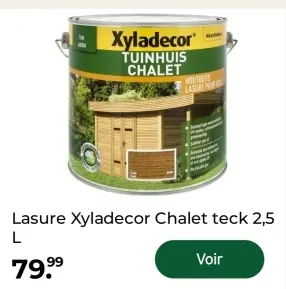 Offre: Lasure Xyladecor Chalet teck