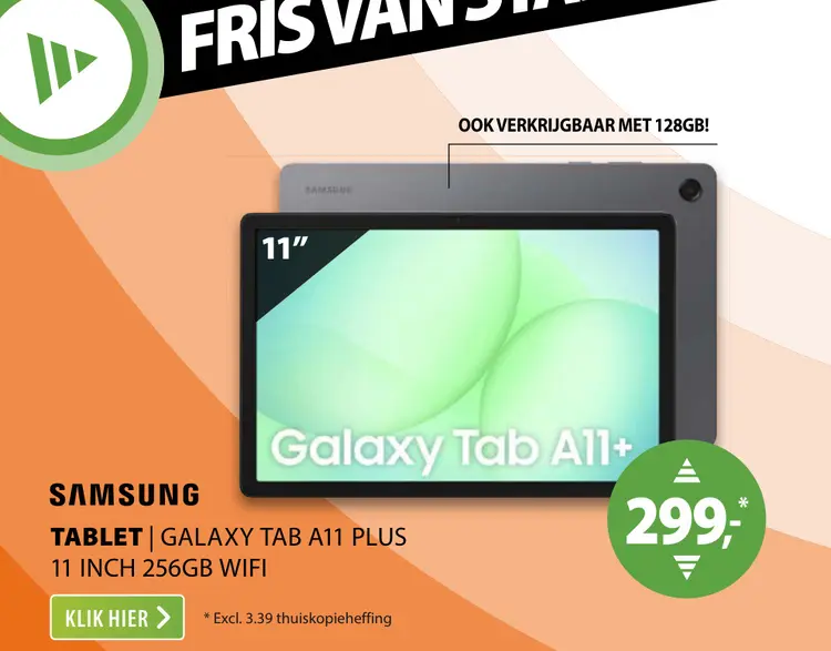 Aanbieding: Galaxy tab a11 plus