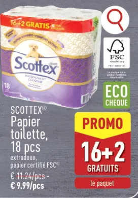 Offre: Papier toilette