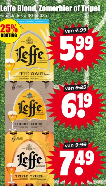 Aanbieding: Leffe Blond, Zomerbier of Tripel