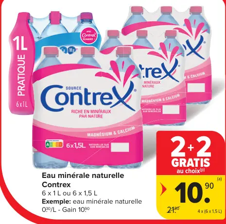 Offre: Eau minérale naturelle