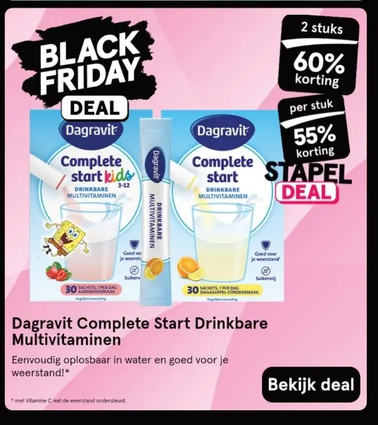 Aanbieding: Dagravit Complete Start Drinkbare Multivitaminen