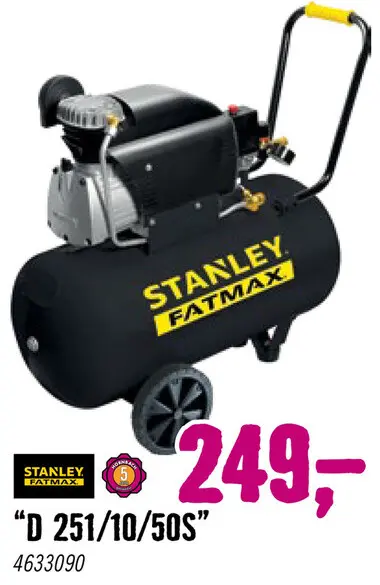 Aanbieding: Fatmax Compressor D 251/10/50S