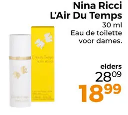 Aanbieding: Nina Ricci L'Air Du Temps