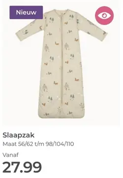 Aanbieding: Baby slaapzak