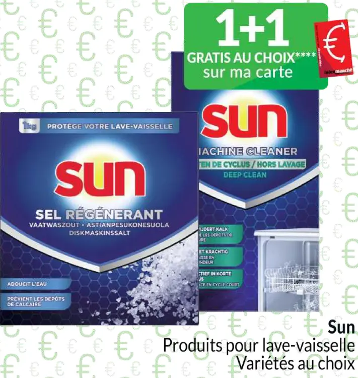 Offre: Sun Produits pour lave-vaisselle
