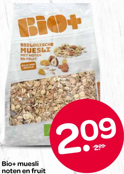 Aanbieding: Muesli noten en fruit
