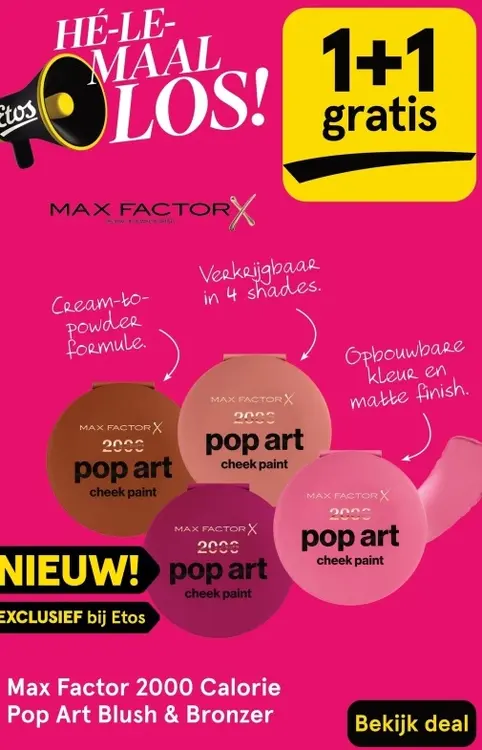 Aanbieding: 2000 Calorie Pop Art Blush & Bronzer