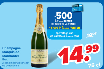 Aanbieding: Champagne Marquis de Marmontel Brut