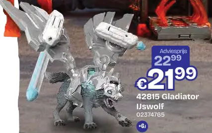 Aanbieding: 42815 Gladiator Ijswolf