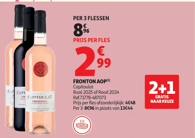 Promotie: Capitoulat Fronton AOP Rosé of Rood
