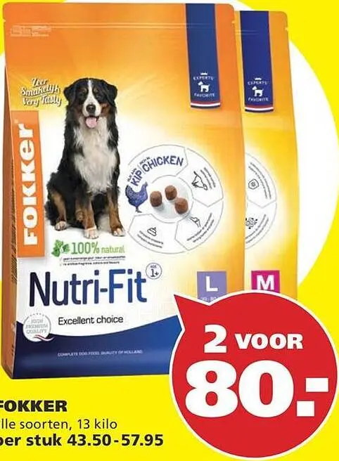 Aanbieding: Nutri-Fit hondenvoer alle soorten