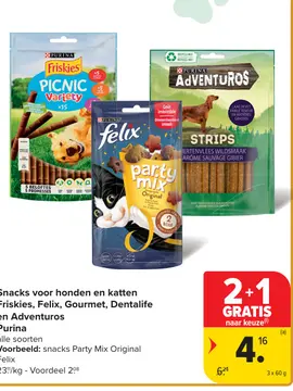 Aanbieding: Snacks voor honden en katten