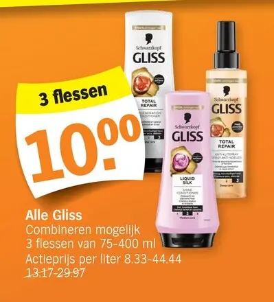 Promotie: Alle Gliss
