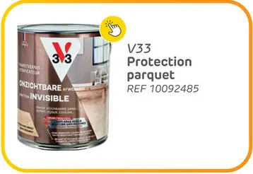 Offre: Protection parquet v33 invisible 2,5l