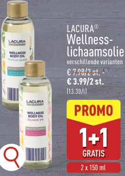 Promotie: Wellness-lichaamsolie