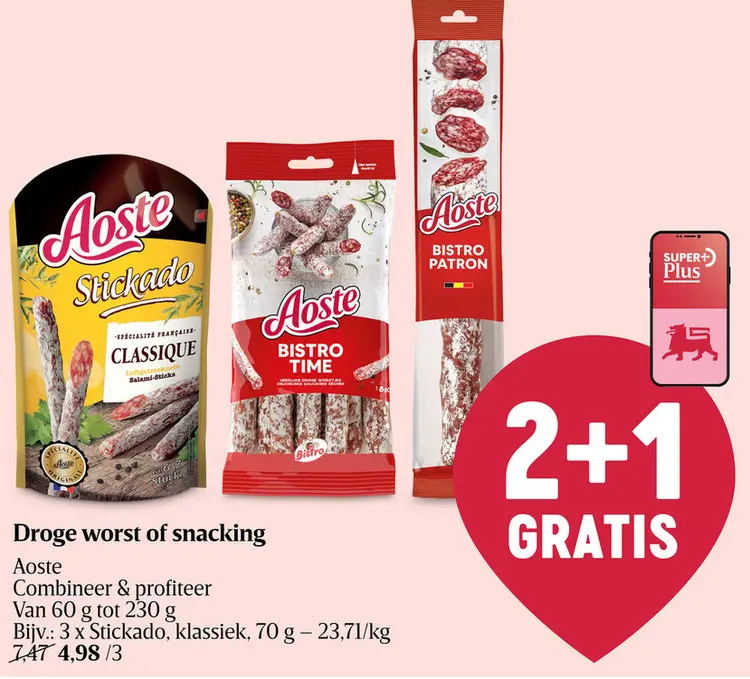 Promotie: Droge worst of snacking