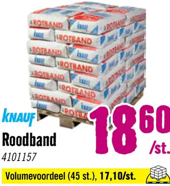 Aanbieding: Hechtpleister Rotband 25 kg