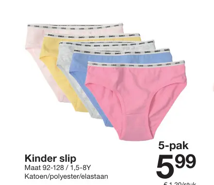 Promotie: Kinder slip