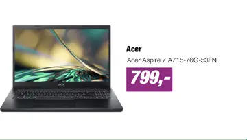 Aanbieding: Acer Aspire 7 A715-76G-53FN