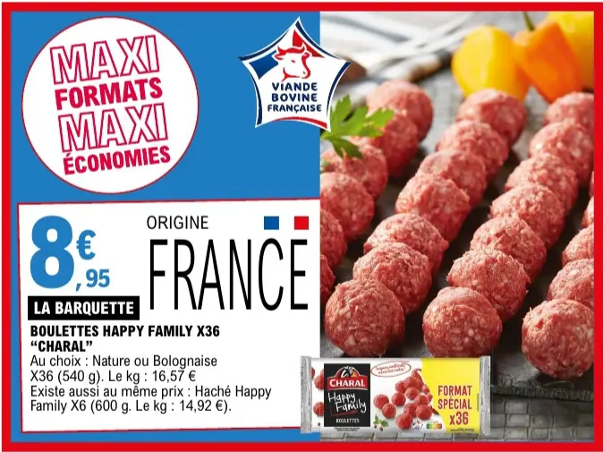 Offre: Boulettes Happy Family x36