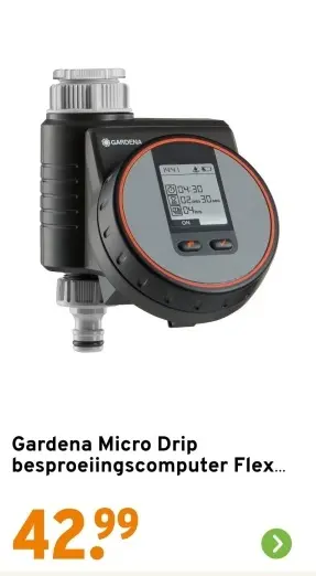 Aanbieding: Micro Drip besproeiingscomputer Flex...