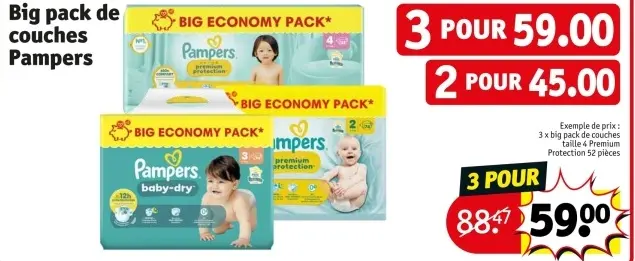 Offre: Big pack de couches