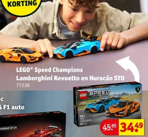 Aanbieding: LEGO® Speed Champions Lamborghini Revuelto en Huracán STO