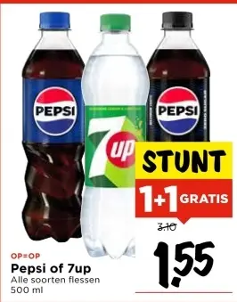 Aanbieding: Pepsi of 7up