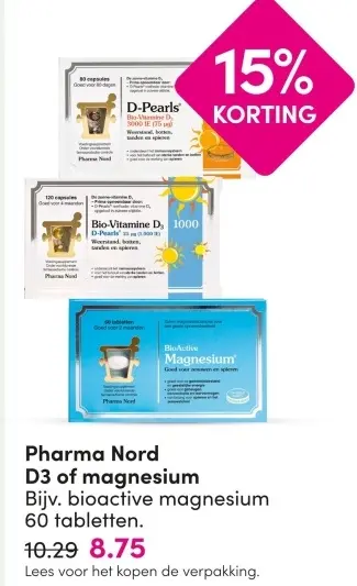 Aanbieding: D3 of magnesium
