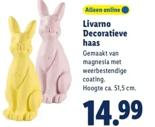 Aanbieding: Livarno Decoratieve haas