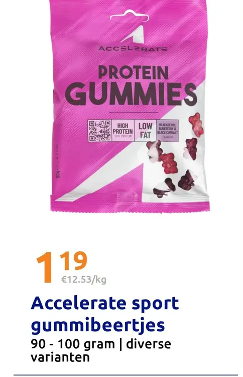 Aanbieding: Accelerate sport gummibeertjes