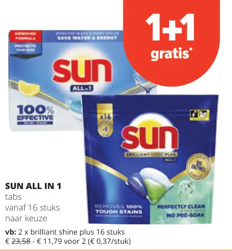 Promotie: ALL IN 1 tabs