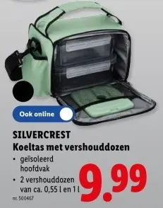 Promotie: Koeltas met vershouddozen