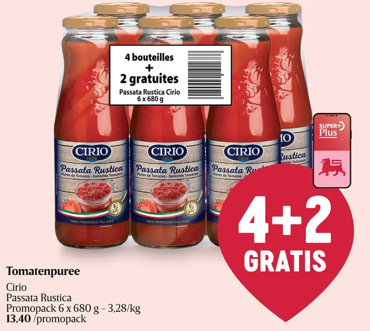 Promotie: Tomatenpuree Passata Rustica