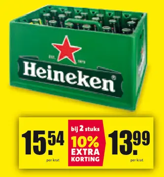 Aanbieding: Heineken krat