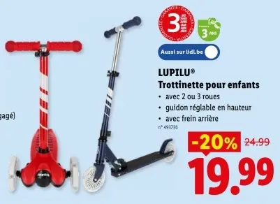 Offre: Trottinette pour enfants