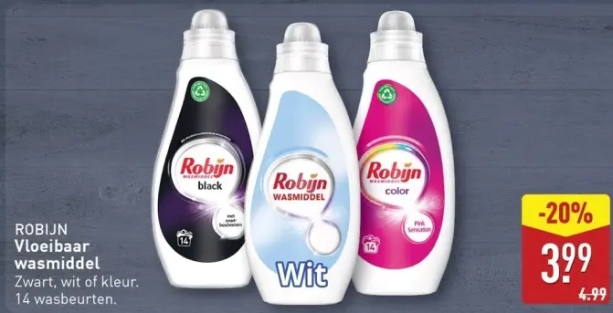 Aanbieding: Vloeibaar wasmiddel