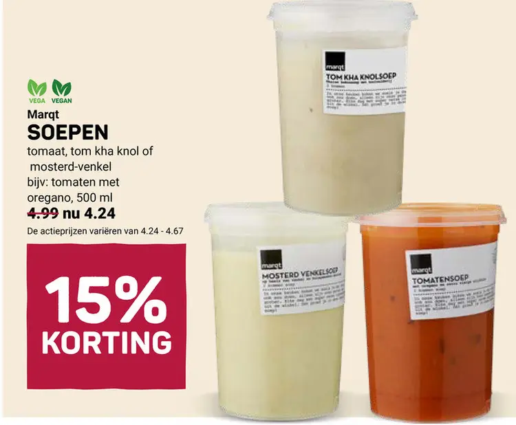 Aanbieding: Soepen