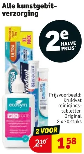 Aanbieding: Alle kunstgebitverzorging