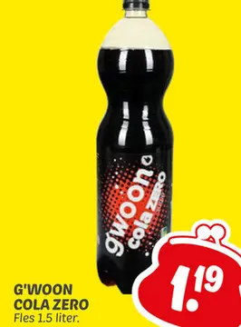 Aanbieding: G'woon cola zero