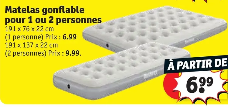 Offre: Matelas gonflable