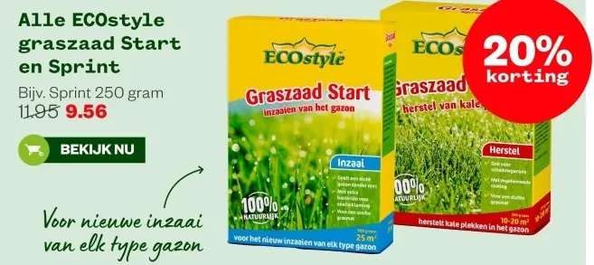 Aanbieding: ECOstyle graszaad Start en Sprint
