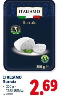 Promotie: Burrata
