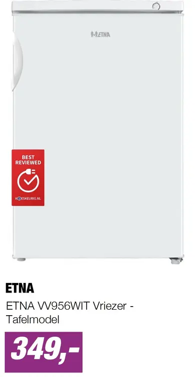 Aanbieding: ETNA VV956WIT Vriezer - Tafelmodel
