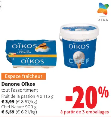 Offre: Danone Oîkos