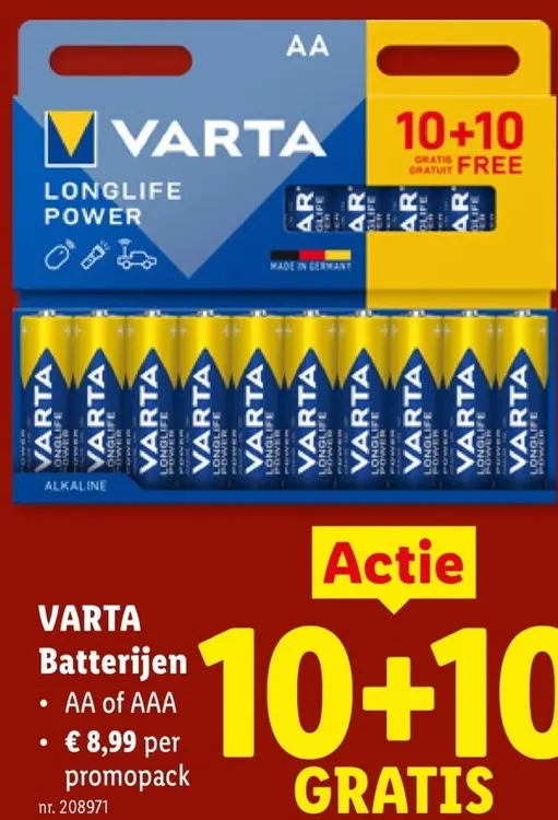 Promotie: Batterijen