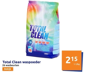 Aanbieding: Total Clean waspoeder