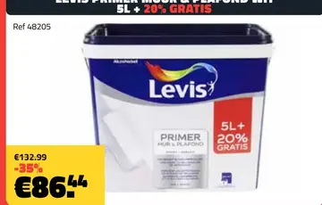 Aanbieding: LEVIS PRIMER MUUR & PLAFOND WIT